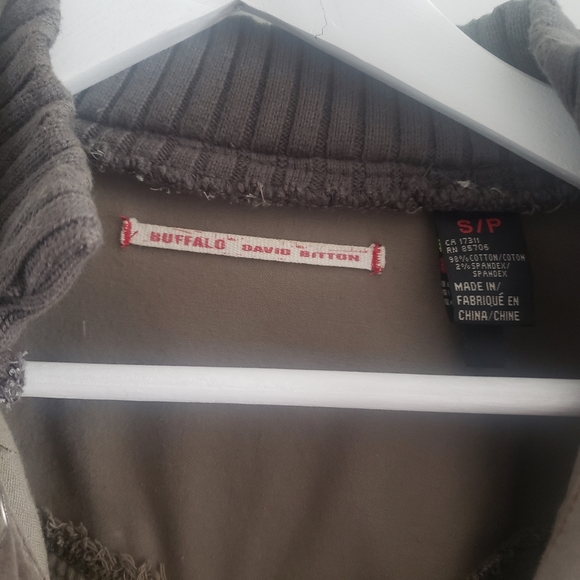 Buffalo jeans green suede jacket - Picture 2 of 5